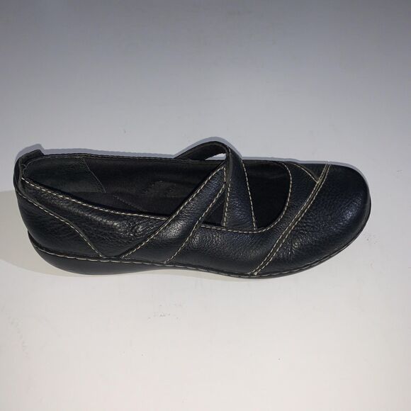 Clarks Shoes Womens Size 11 Black Mary Jane Flats Bendables Comfort Walking - Picture 2 of 10